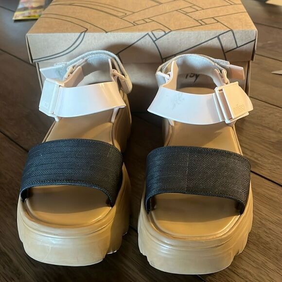 Melissa| Women's sandals brown and black color size 9 - Picture 5 of 7